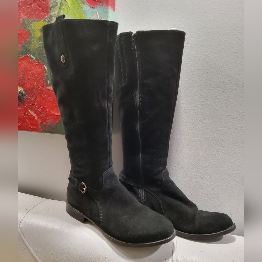 La Canadienne Suede Tall Boots Size 8,5